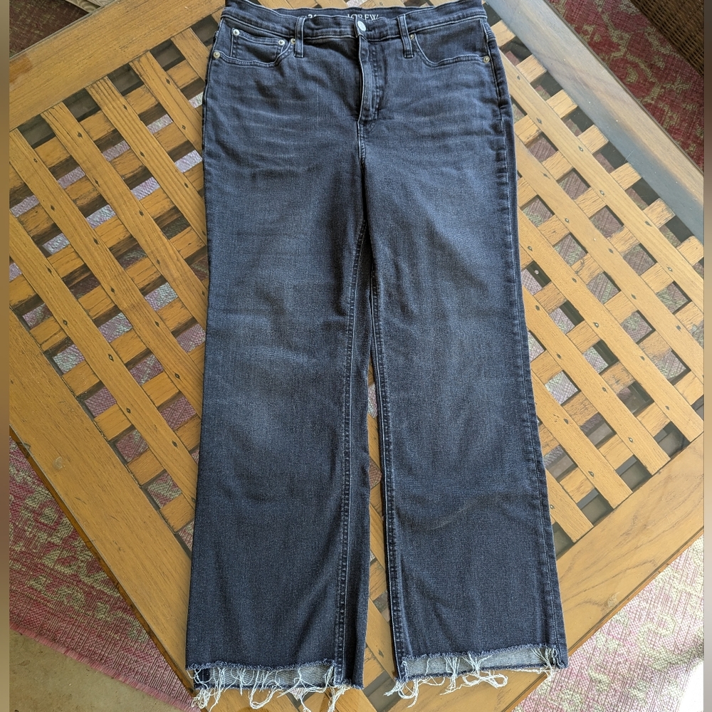 J Crew High Rise Slim Demi Boot Jeans